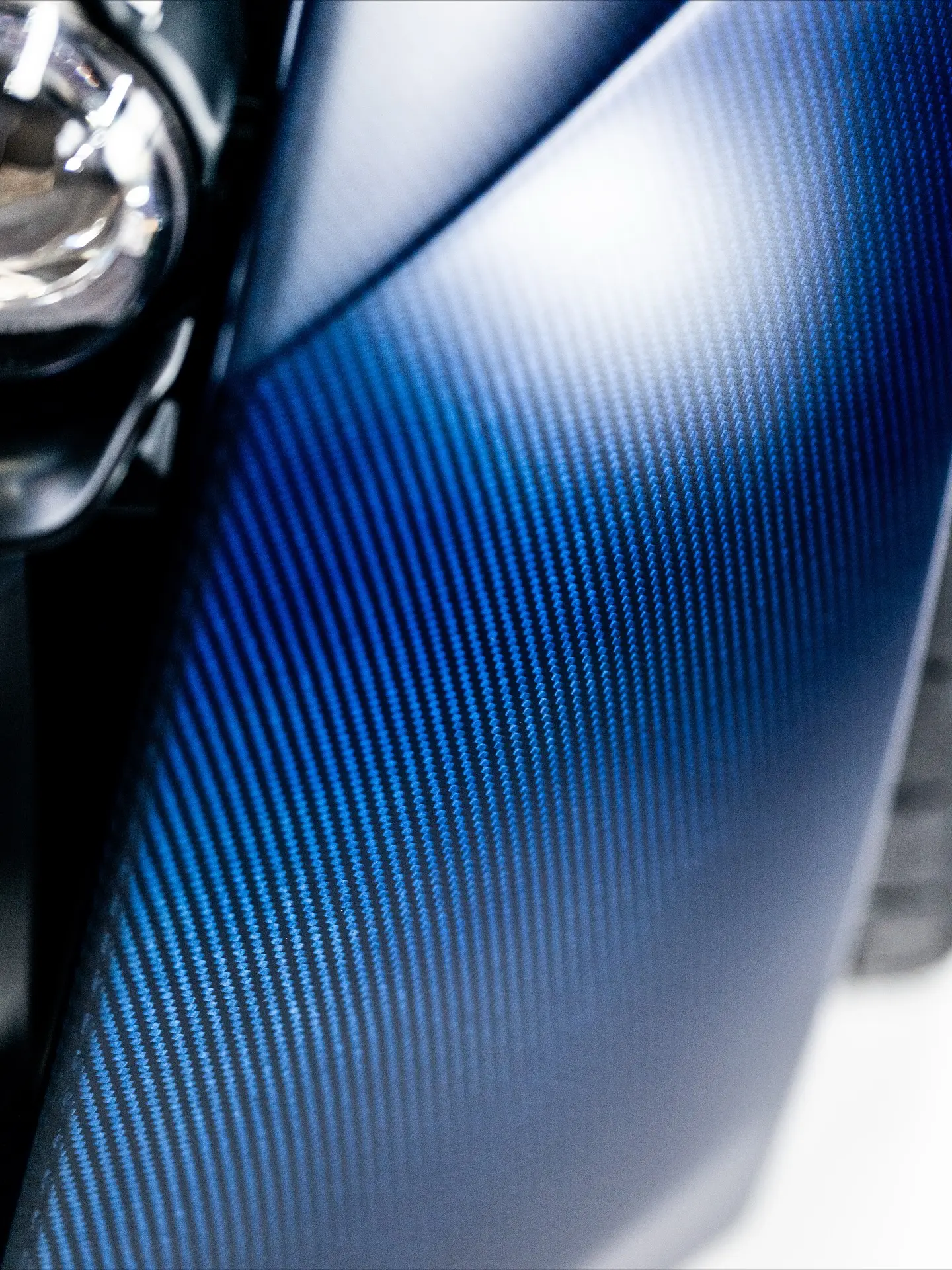 BAC Mono — Blue carbon weave