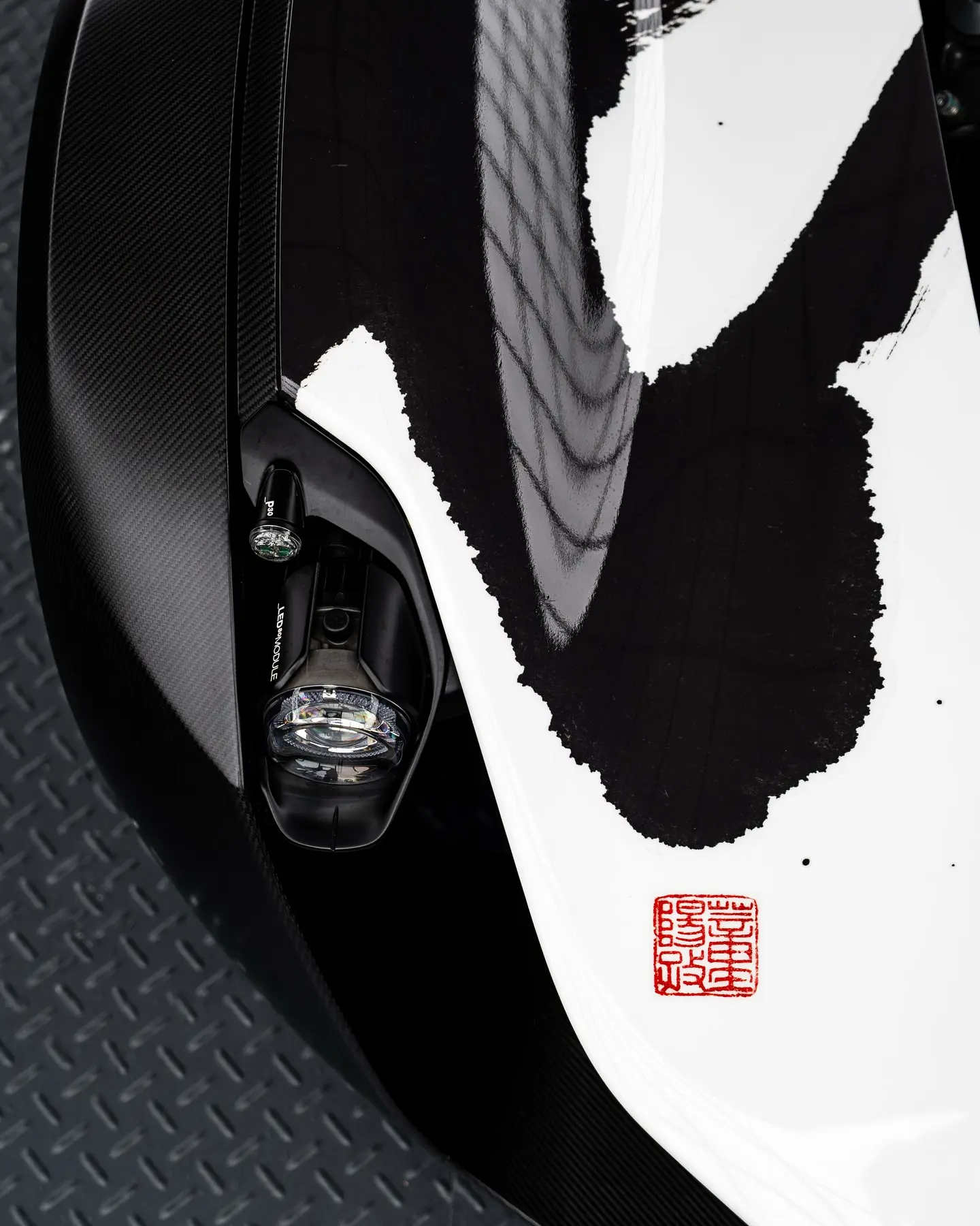 BAC Mono — Headlight and monochrome finish