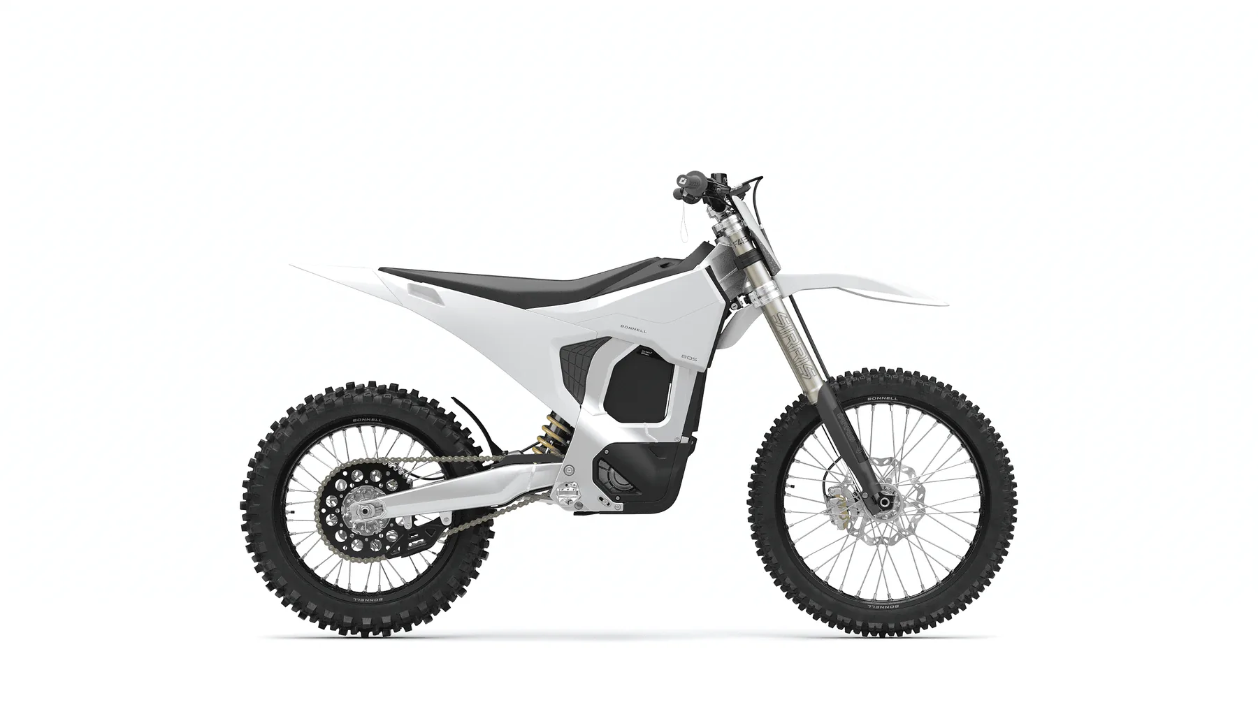 White Bonnell 805 RX in full side profile