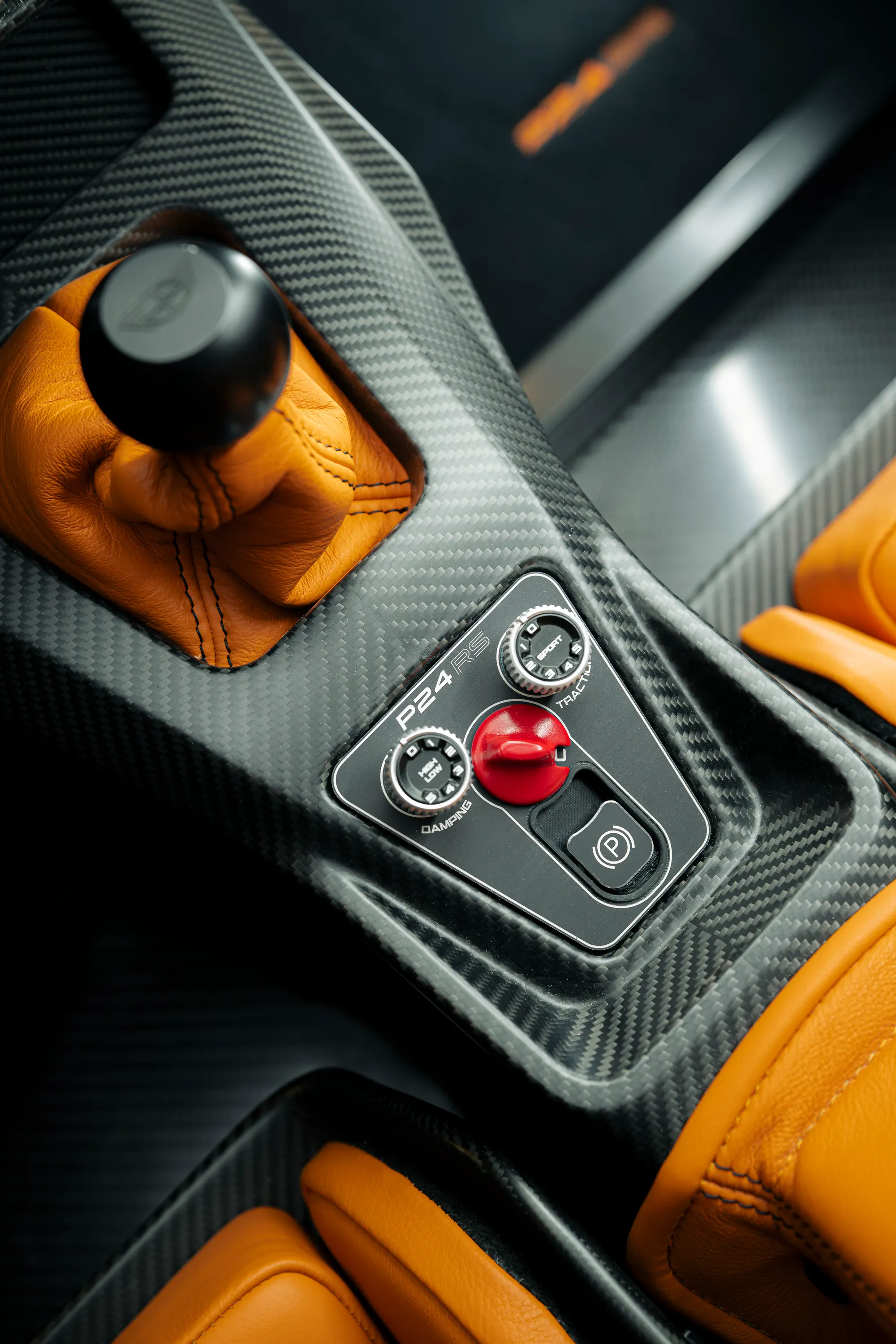 PTC controls on the carbon centre console