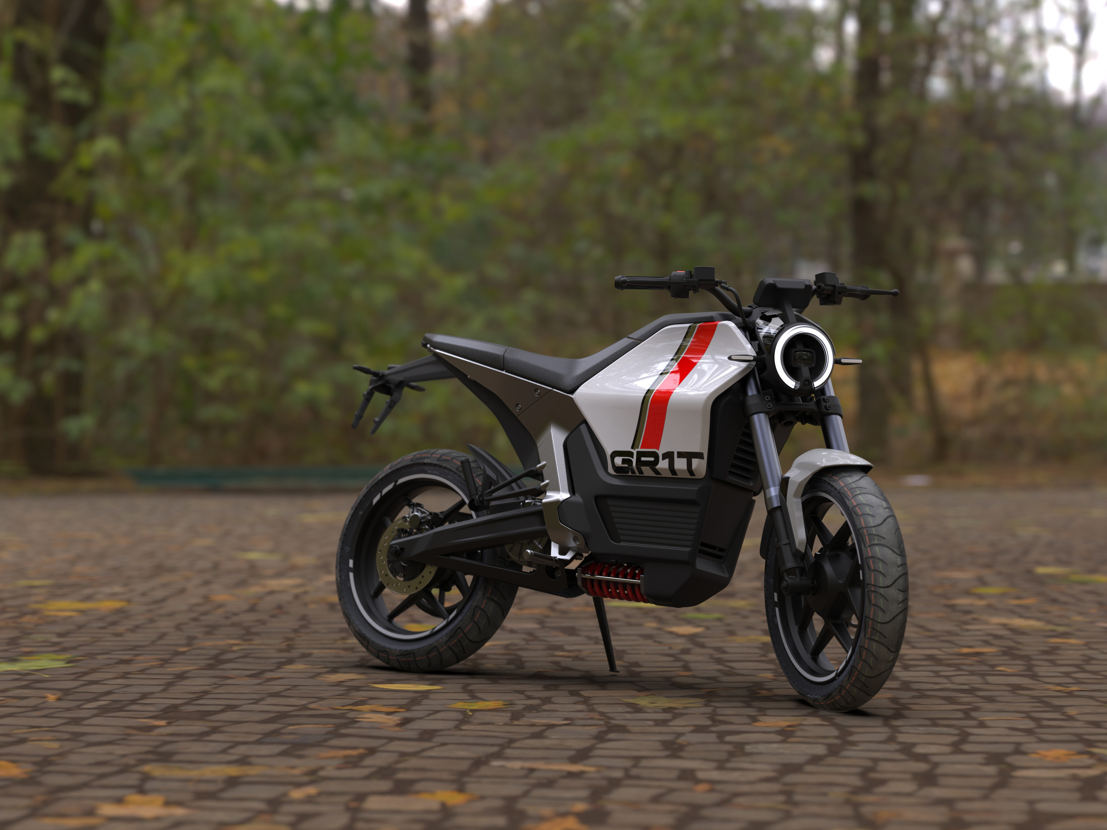 GR1T Motorcycles studio visual