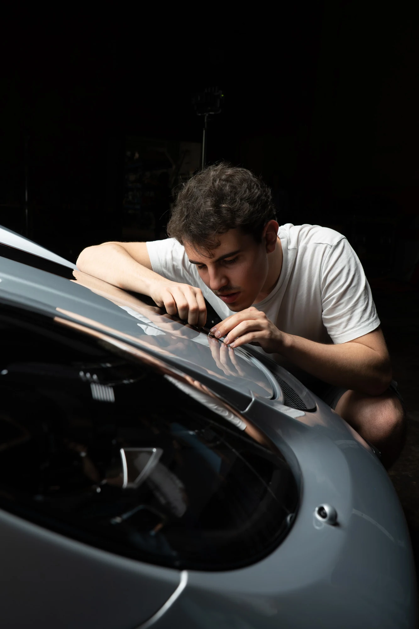 Close attention to the Rubau bodywork in the workshop