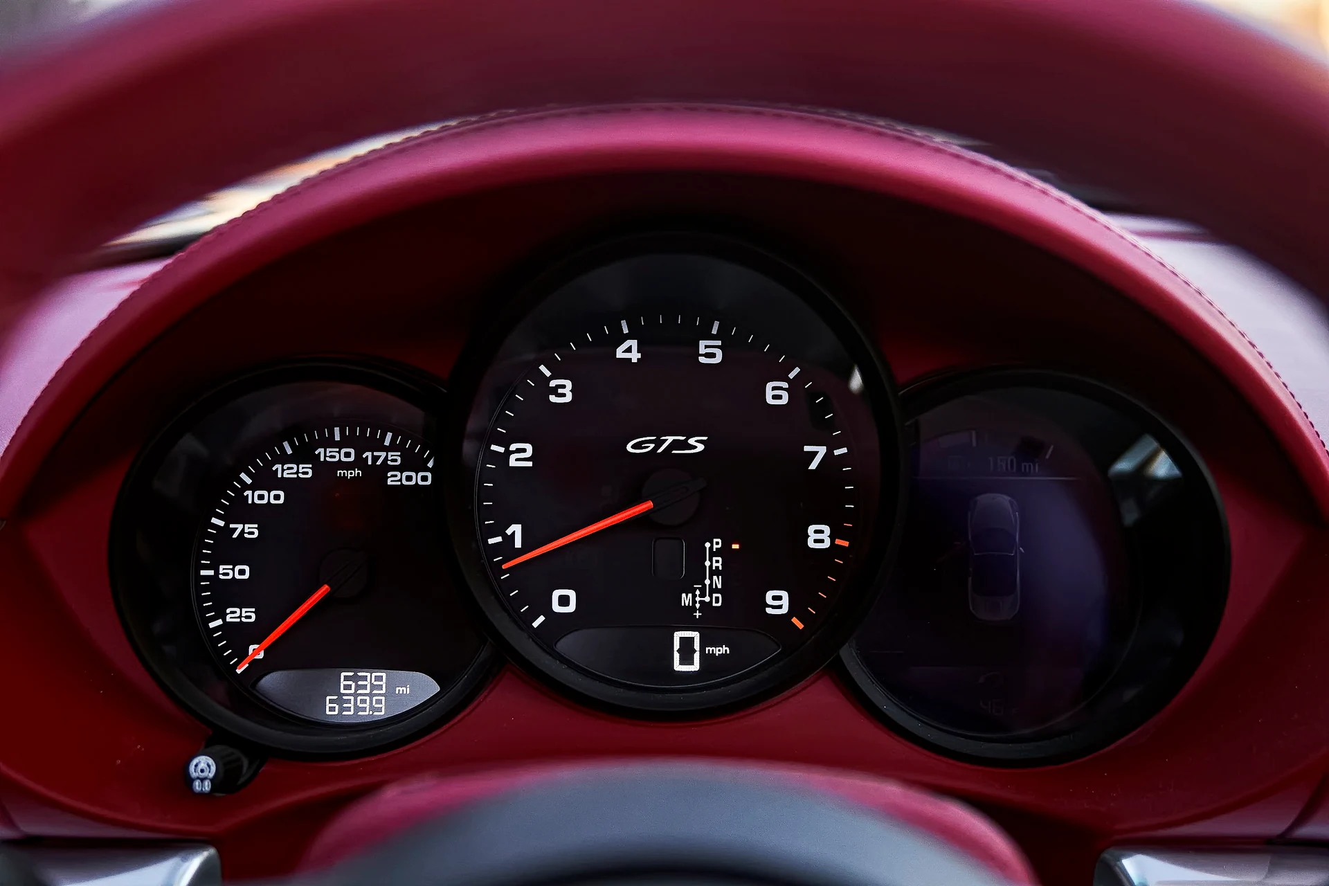 Speedster GTS instrument cluster