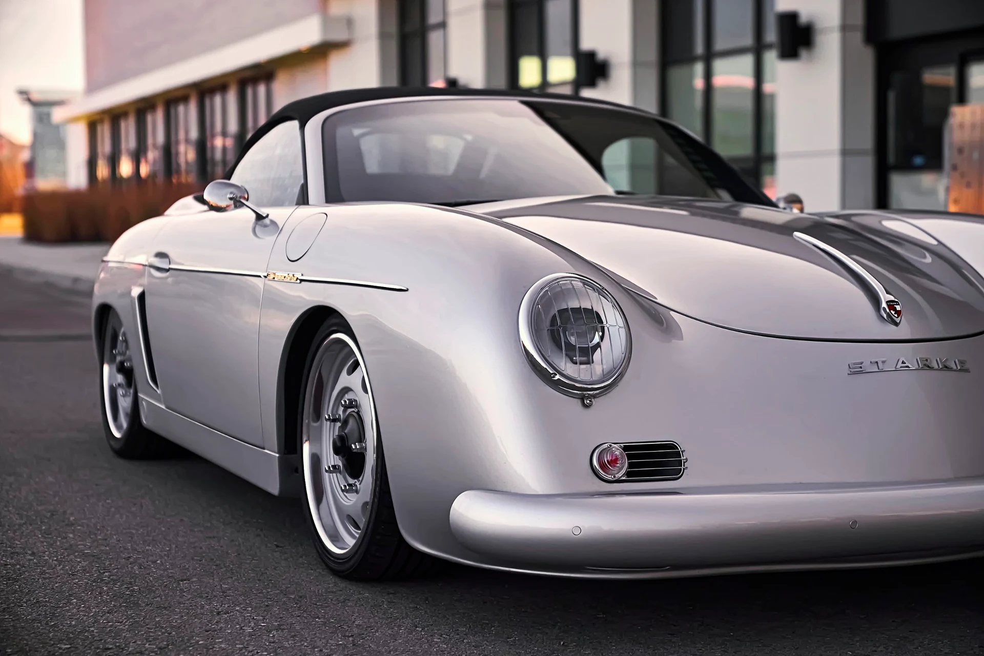 Silver Stärke Speedster on the road